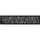 Outdeco 16"x72" Metal Fence Top Outback Black