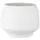 SSI 4" Stoneware Tapered Pot White
