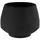 SSI 4.5" Stoneware Tapered Pot Charcoal