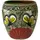 Talavera 12"Hx12"W Bella Especial Ovalo Pot Green