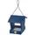 Birds Choice Hopper Feeder Recycled Plastic Navy Peony 1.5