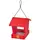 Birds Choice Hopper Feeder Recycled Plastic Red 1.5