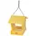 Birds Choice Hopper Feeder Recycled Plastic Yellow 1.5