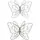 VCS 28" Metallic Standing Butterfly