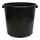 NS PC-10 WITH HANDLES, INJECTION MOLD, TRADE SIZE 10 GALLON, 10.27 GALLON, BLACK 27/CS 18CS/TOWER (15-1/4"X14-1/2"), 10Gallon