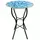 Gardener Select 14" Blue Circle Mosaic Glass Birdbath w/Stand