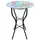 Gardener Select 14" Glass Birdbath Multicolor Flower Mosaic w/Stand