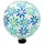 Gardener Select 10" Mosaic Blue Glass Garden Globe