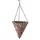 Gardener Select 12" Hanging Basket Cone Brown Wicker 3 Strand Hanger 6/CS