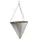 Gardener Select 14" Cone White/ Black Plastic Hanging Basket w/ Stiff Hanger 20/CS