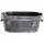 Gardener Select 17.3" Oval Planter with Handle Antique Black 17.3"x9.5"x7" 6/CS