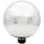 Gardener Select 10" Silver Plated Glass Garden Globe