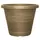 Grower Select 17.20 Rattan Rolled Rim Planter Antique Brass 20/CS