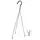 GS WIRE HANGER BLACK 3 STRAND FITS 12" AND 14" COCO LINED HANGING BASKETS