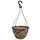 Grower Select 14.00 Cocolined Lattice Hanging Basket With Hanger, Silver, 20 per Case, 14in H x 8in H, 3 Gallon