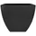 Tusco 20" Modern Square Planter Black