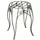 Panacea 15" Plant Stand With Finial Black