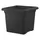 HC 15" Square Accent Planter Black