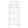 Deer Park 48" x 18" Arch Trellis Black