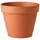 Deroma 2.8" Standard Pot Terra Cotta Clay Case Pack