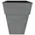 HC 13" Avino Square Planter Oxidized Black Listo