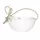 Artstone Napa 10" Hanging Bowl White