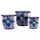 Sun Ceramica Madrid Planter Set of 3 Espana