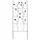 AGW 65"x25" Garden Trellis Bronze