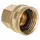 Gilmour Brass Connector 1/2 F-Pipe To 3/4 F-Hose