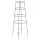 Oregon Wire Sturdy Plant Cage - 44" 4 Legs With Foot Pegs, 4 Rings, 2.5 Ga Galvanized Wire