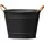 Panacea 10" Washtub Matte Black with Copper Handles