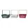 Panacea Sq Herb Planters With Handles Assorted Colors