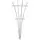 Panacea 48" White Wood Fan Trellis