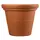 HC 24" Terrazzo Round Planter w/ Heavy Rim Terracotta Akro Mils