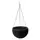 Algreen Modena Wicker Hanging Basket Black