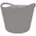 Tufftote 7gal Flexible Bucket Charcoal