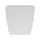 HC 10" Aria Square Planter White
