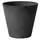 Artstone 6" Round Napa Planter Black