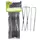 ANF 10pk 6" Fabric Staples Steel