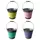 VCS 8" Colorful Pail Planter w/ Handles