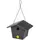 Birds Choice Bird House Recycled Plastic Bristol Black