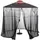Classic Accessories 9' Round Water-Resistant Universal Patio Umbrella Insect Screen Canopy