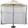 Classic Accessories 68" Universal Patio Umbrella Shade Screen
