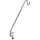 Natures Way 33in Metal Adjustable Clamp-On Deck Hook Black