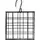 Natures Way Metal Suet Cage Bird Feeder 1 Cake Black