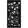 Outdeco 6'x3' Metal Panel Galaxy Black