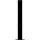 Outdeco 18" Wall Topper Post Black