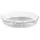 Panacea 10" diam Clear Plastic Saucer