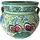 Talavera 12" Bella Especial Michoacana Pot Teal