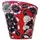 Talavera 8" Flower Pot Black/White/Red